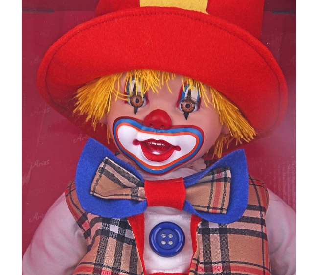 Мягконабивная кукла из серии Arias Elegance – Клоун, 50 см., в коробке  